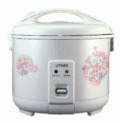 Tiger JNP 0550 FL 3 Cup Uncooked Rice Cooker And Warmer Floral White