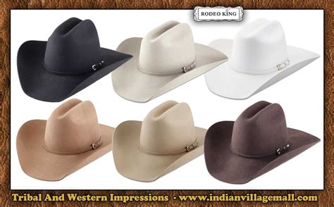 Stetson 3x Rodeo King Cattleman Wool Hats With Three Piece Belt Buckle