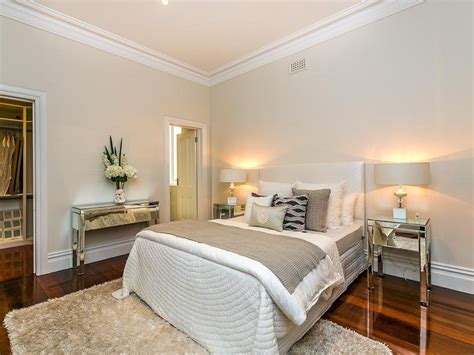 Bedroom inspiration to start your day the right way. Cream bedroom design idea from a real Australian home ...