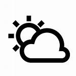 Icon Weather Cloudy Partly Forecast Icons