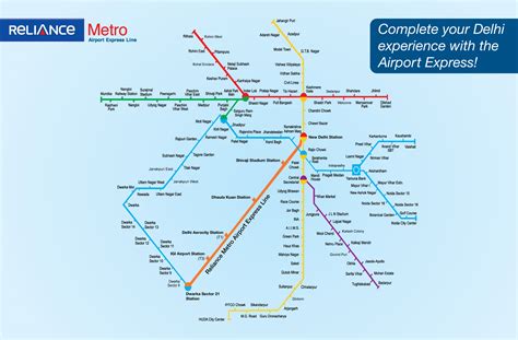 Delhi Metro Map Airport Express Line Images And Photos Finder