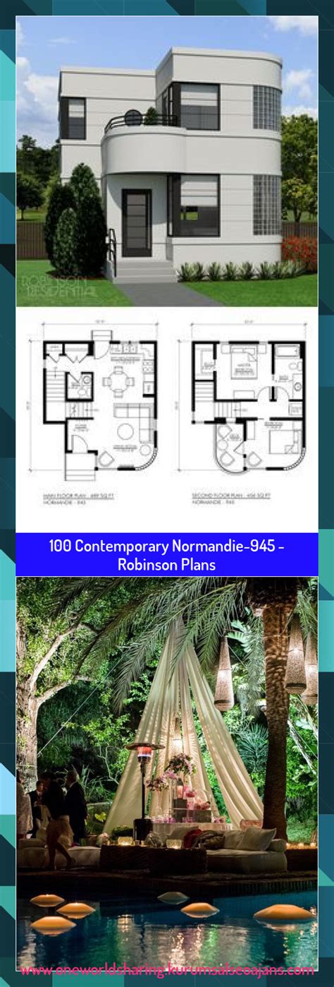Contemporary Normandie 945 Robinson Plans 3a5