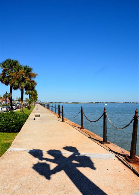Riverwalk At St Augustine Florida Free Stock Photo Public Domain