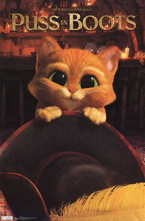 Puss In Boots Eyes Poster Print 24 X 36