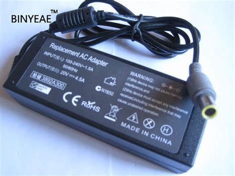20v 45a 90w Ac Dc Power Supply Adapter Battery Charger For Lenovo