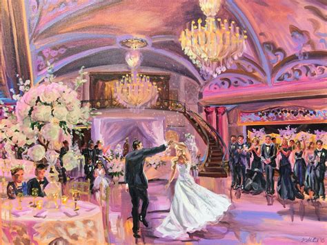 Live Wedding Painting Is A Ceremony And Reception Trend You Need To See Wedding Painting Live