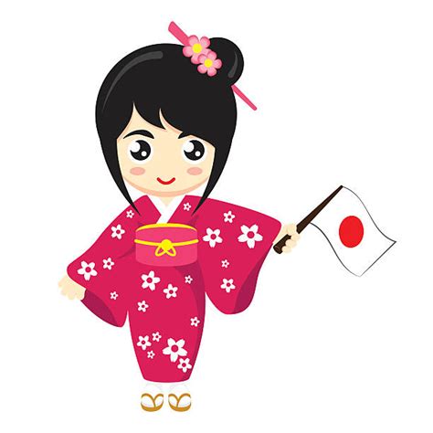 Kimono Girl Illustrations Royalty Free Vector Graphics And Clip Art Istock