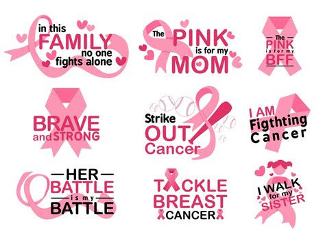 Awareness Breast Cancer Vector Quotes By Arief Sapta Adjie On Dribbble