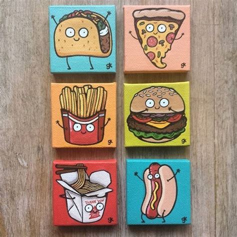 What could make it better? Cartoon Drawing Tips | Mini canvas art, Cute canvas ...