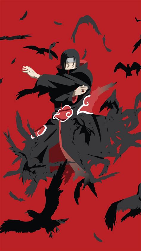 On our website you will find everything for a beautiful steam profile design! Itachi mobile wallpaper (minimalist) | Itachi uchiha ...