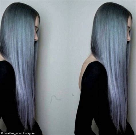Denim Hair Is The Latest Trend As Women Dye Their Hair Purple Blue And