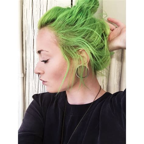 Instagram Roxyy Holden Manic Panic Electric Lizard Manicpanic Electriclizard Greenhair