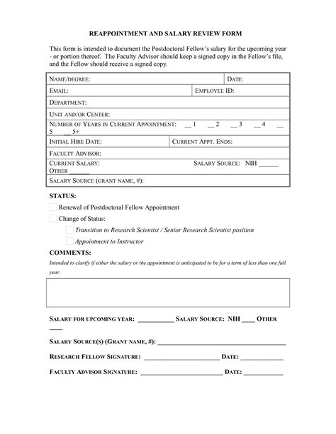 Salary Evaluation Form Template Free Payslip Templates