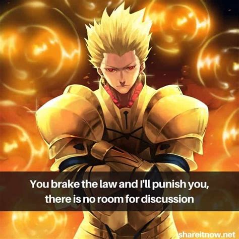 Gilgamesh Fate Zero Quotes
