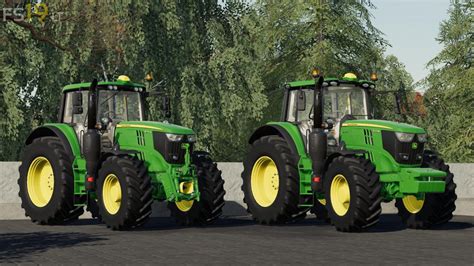John Deere 6m Pack V 10 Fs19 Mods Farming Simulator 19 Mods