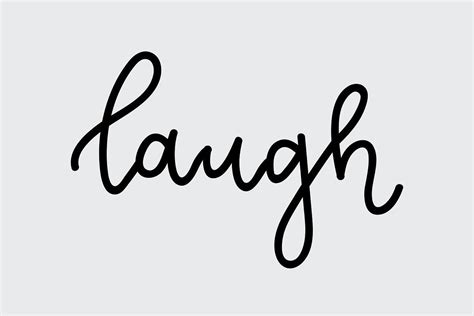 Laugh Typography Vector Text Message Free Image By Ohm