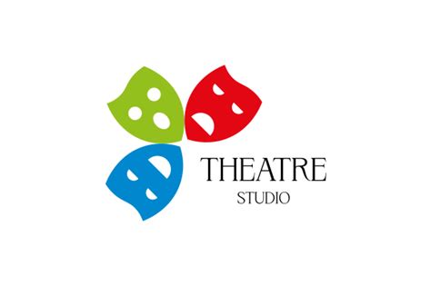 Mask Theatre Drama Theatre Face Logo Graphic By 2qnah · Creative Fabrica