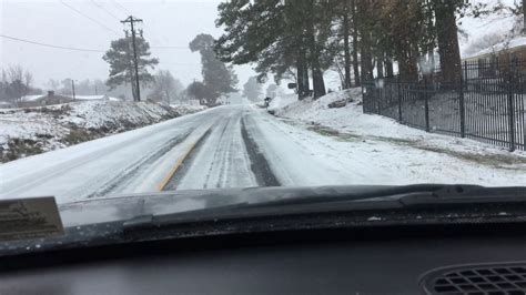First Snowfall Of 2017 In North Carolina Youtube