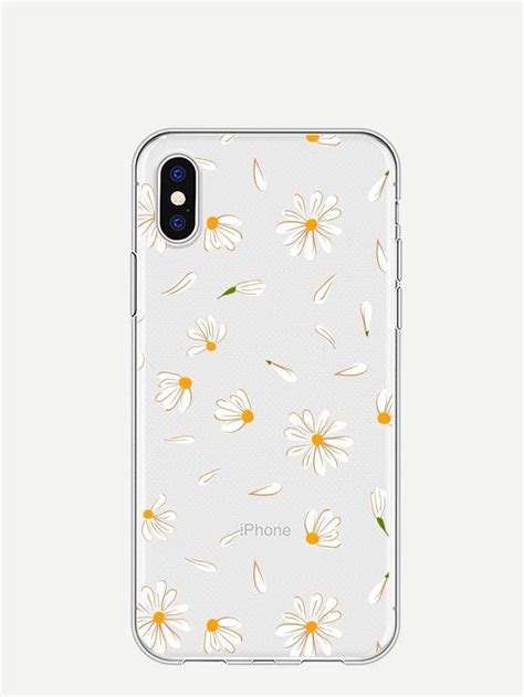 Shein Daisy Print Iphone Case Iphone Prints Iphone Cases Case