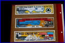S USS Dwight D Eisenhower Stickers CVN In Scrapbook I Like Ike United States Navy