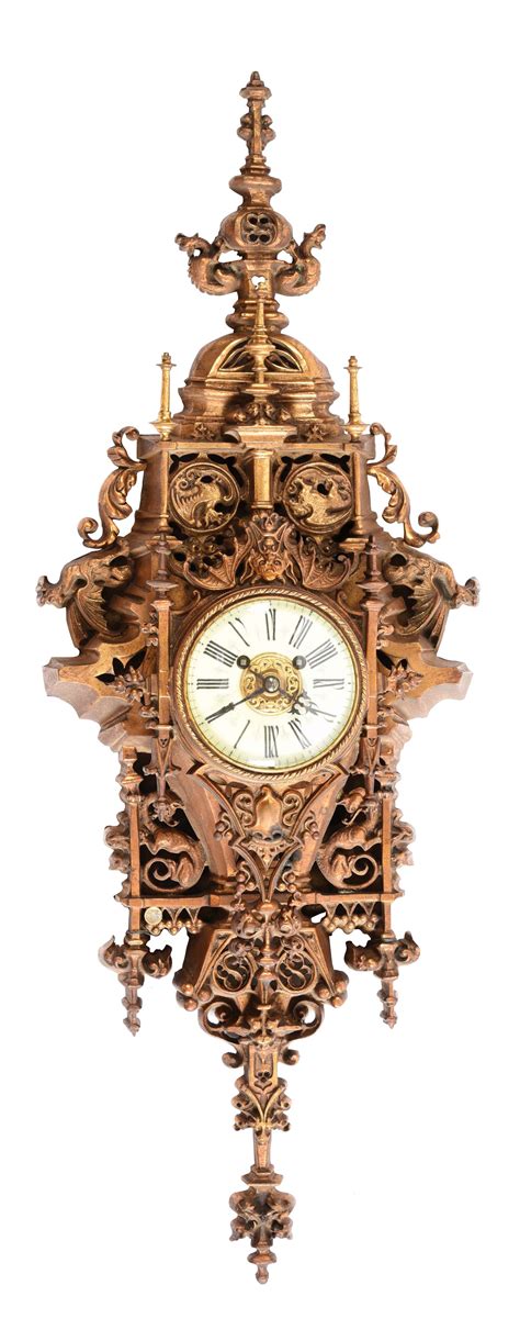Lot Detail Gothic Wall Clock