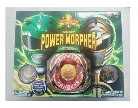 Mighty Morphin Power Rangers Legacy Green White Ranger Morpher Hobbies