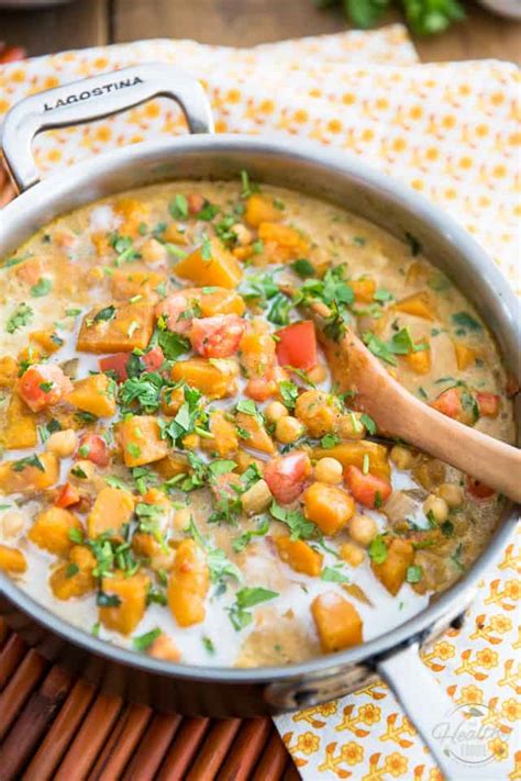 Butternut Squash Chickpea Curry The Healthy Foodie