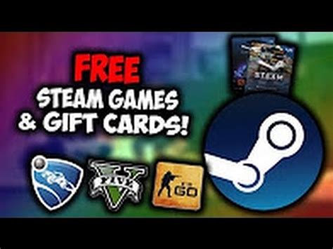 Today i'll cover seven ways you can get free steam gift cards that are all legitimate. How To Get FREE Steam Games & FREE Steam Gift Cards ...