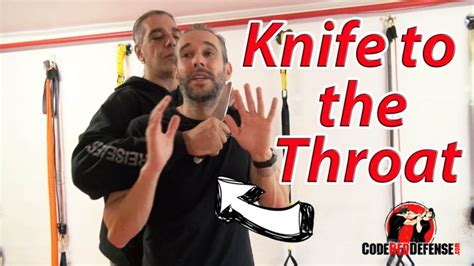 How To Defend Yourself From The Back With A Knife To The Throat