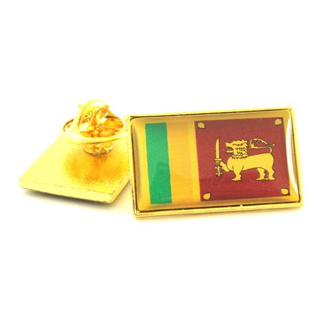 2pcs Sri Lanka National Flag Lapel Pin Badge Set T Box Etsy France