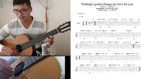 Nothing's gonna change my love for you. 英俊fingerstyle 教學 nothing gonna change my love for you ...