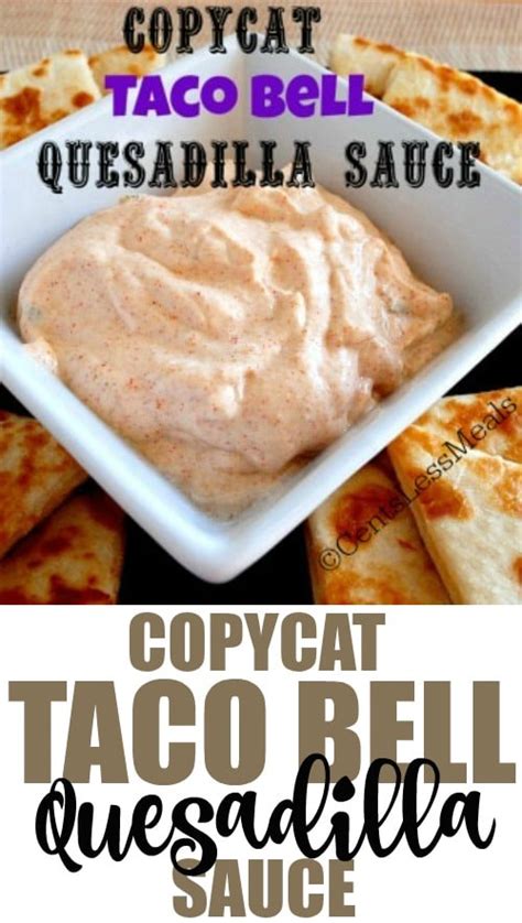 While nacho fries and mexican pizza taste great, they aren't exactly what you would call traditional. Copycat Taco Bell Quesadilla Sauce Recipe in 2020 ...