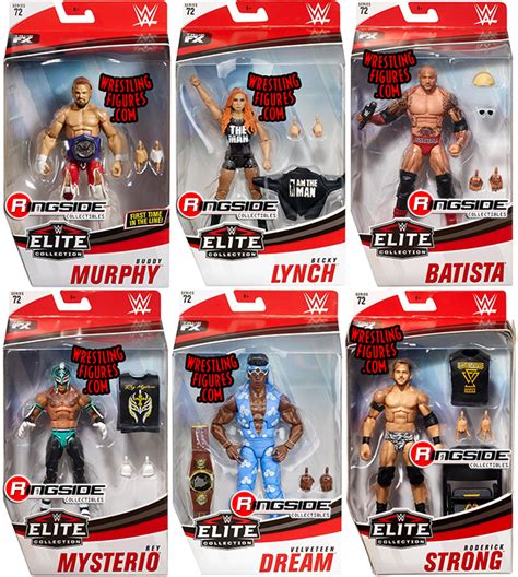 Wwe Elite 72 Complete Set Of 6 Wwe Toy Wrestling Action Figures By