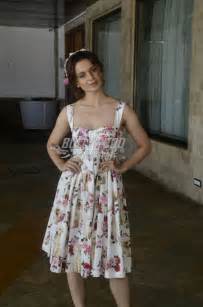 Kangana Ranaut Looked Pretty In A Floral Dress During Simran Promotions