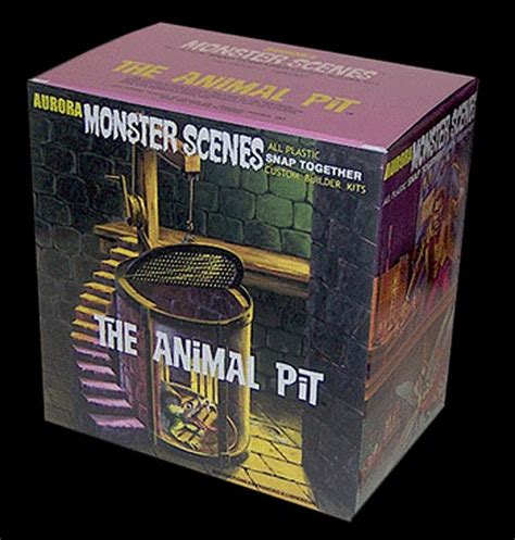 Monster Scenes The Animal Pit Plastic Model Kit Aurora