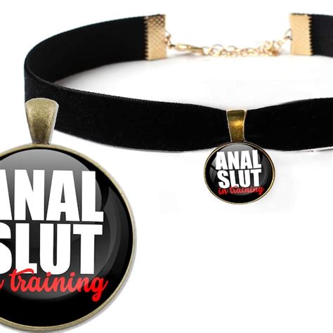 Anal Slut Collar Etsy