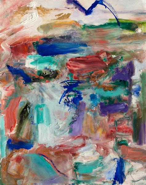 Katherine Borkowski Byrne Nowhere Abstract Red Turquoise Blue