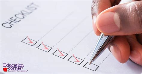 Study skills checklist (5 minutes) during this lesson, the student(s) will: Study Skills Checklist of Students