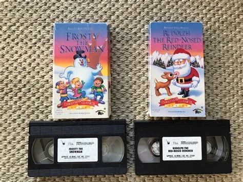 Rudolph The Red Nosed Reindeer Frosty The Snowman Vhs Tape Christmas My Xxx Hot Girl