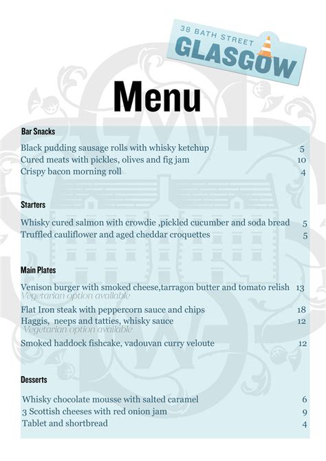 Maybe you would like to learn more about one of these? Glasgow Bar Menu by The... - Flipsnack