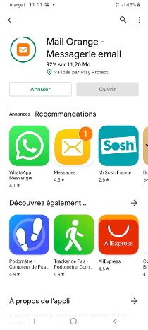 Mail Orange Installation Sur Un Mobile Sous Android Assistance Orange Pro