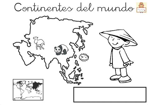 Proyecto La Vuelta Al Mundo Fichas Para Imprimir Mapas Para Niños