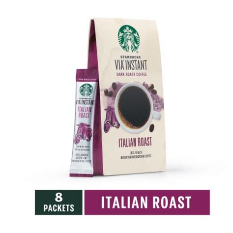 Starbucks® Via® Italian Roast Dark Roast Instant Coffee 8 Ct Kroger