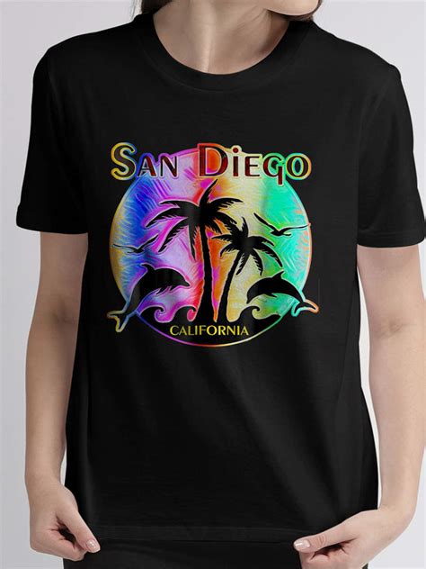 Ldt Women Shirt San Diego California Tourist Souvenir T Shirt T