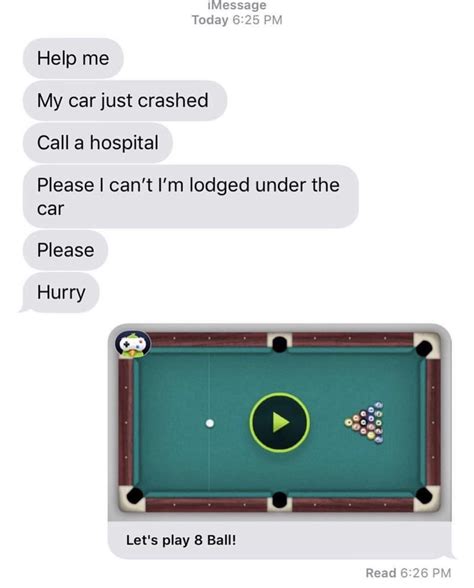 “lets Play 8 Ball” Rbadfaketexts