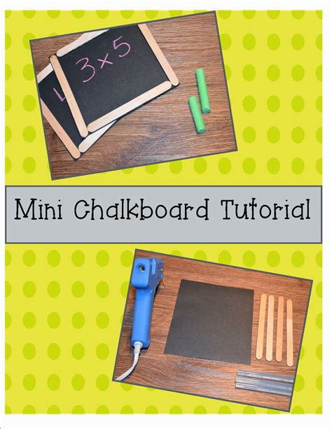 Primary Fun Learning Mini Chalkboard Tutorial