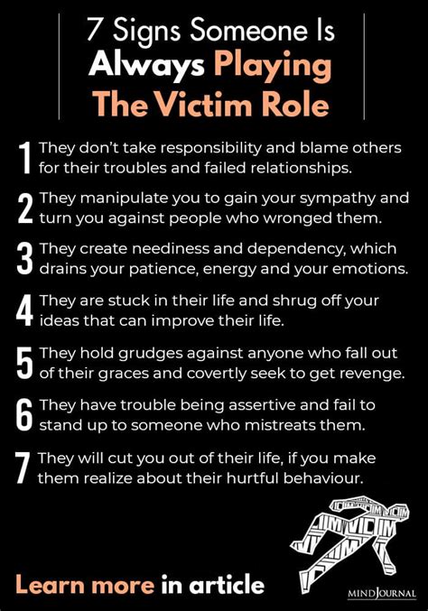 7 Signs Someone Is Playing The Victim Role Always