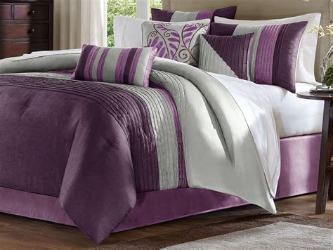 If you are looking to buy black and purple bedding sets within the budget, then this site is for you, where you can buy a huge collection of beautiful and best bedding. Grey and Purple Comforter & Bedding Sets