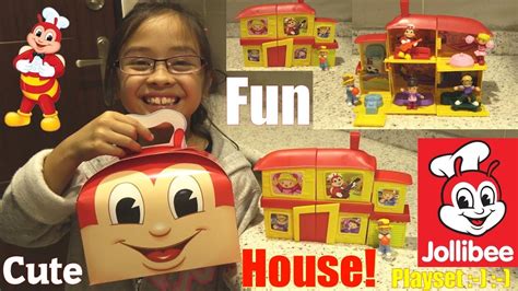 Childrens Fast Food Toys Jollibee Fun House Playset Jollibee Kiddie