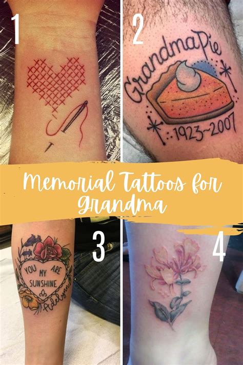 beautiful honoring grandma tattoos ideas tattoo glee